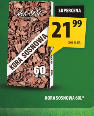 Kora sosnowa 60L promocja w Arhelan
