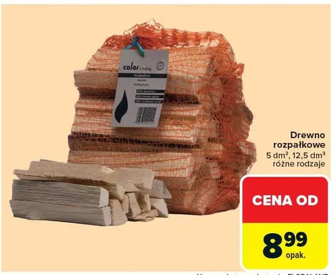 Drewno rozpałkowe Calor promocja w Carrefour