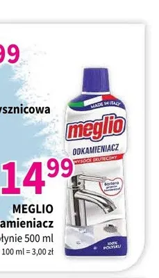Odkamieniacz w płynie Meglio promocja w Drogerie Polskie