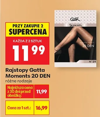 Rajstopy Moments 20 DEN różne rodzaje promocja w Biedronka