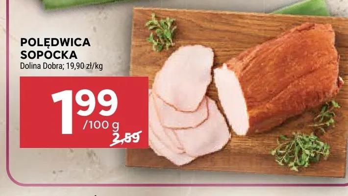 Polędwica sopocka Dolina Dobra promocja w Stokrotka