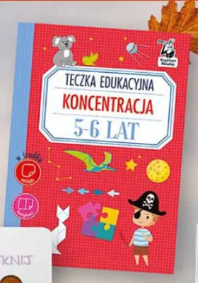 Teczka edukacyjna Koncentracja 5-6 lat Kapitan Nauka promocja w Biedronka