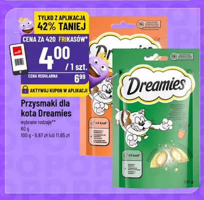 Przysmaki dla kota Dreamies promocja w POLOmarket