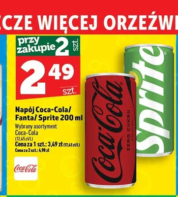 Napój Sprite promocja w TOPAZ
