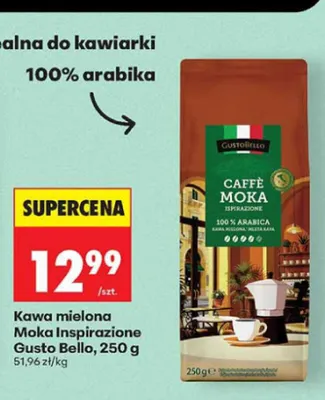 Kawa mielona Gusto Bello Caffè Moka Inspirazione promocja w Biedronka