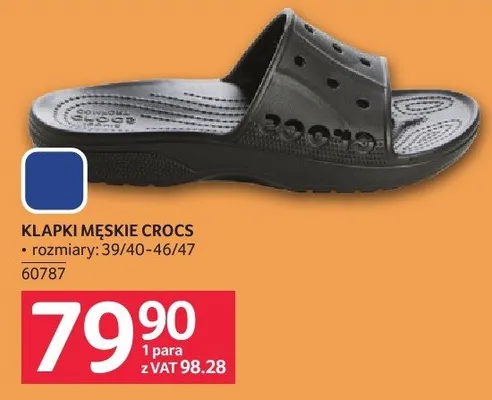 Klapki męskie Crocs promocja w Selgros