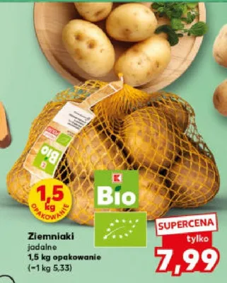Ziemniaki jadalne Bio promocja w Kaufland
