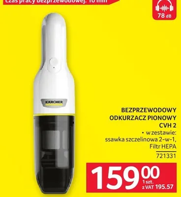 Odkurzacz pionowy CVH 2 promocja w Selgros