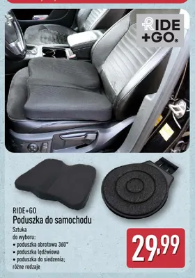 Poduszka do samochodu obrotowa 360° Ride+Go promocja w Aldi
