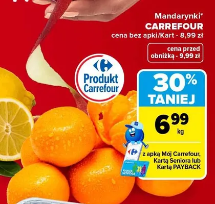 Mandarynki Carrefour promocja w Carrefour Market