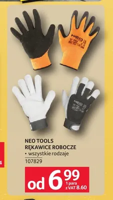 Rękawice robocze Neo Tools promocja w Selgros