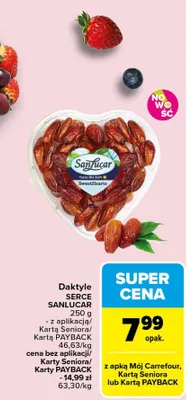 Daktyle serce promocja w Carrefour