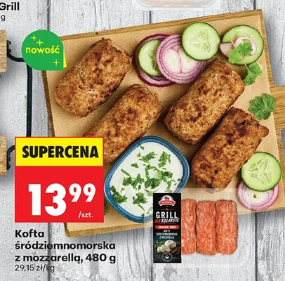 Kofta śródziemnomorska z mozzarellą Nowak promocja w Biedronka