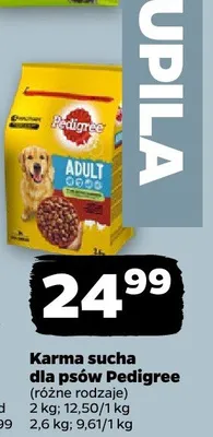 Karma sucha dla psów promocja w Netto