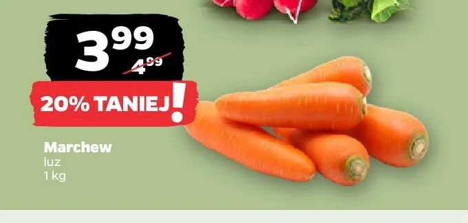 Marchew promocja w Netto