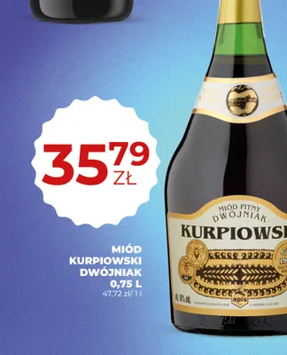 Miód Kurpiowski dwójniak Apis promocja w Duży Ben