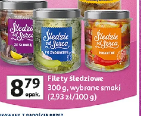Śledzie od Serca ze śliwką Ryby od Serca promocja w Auchan