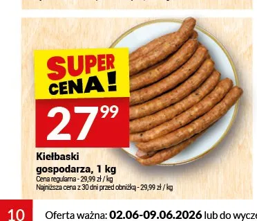 Kiełbaski gospodarza promocja w Twój Market