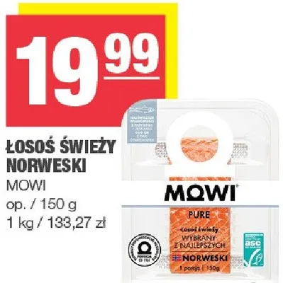 Łosoś świeży norweski promocja w SPAR