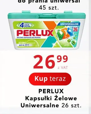 Kapsułki żelowe do prania Perlux Uniwersalne promocja w Poczta Polska
