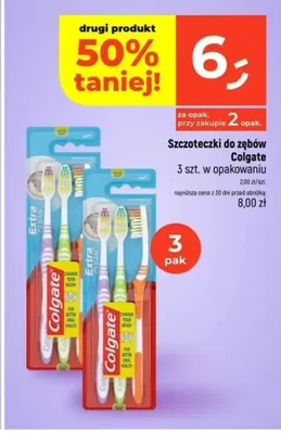 Szczoteczki do zębów Colgate Extra Clean 3-pak promocja w Dealz
