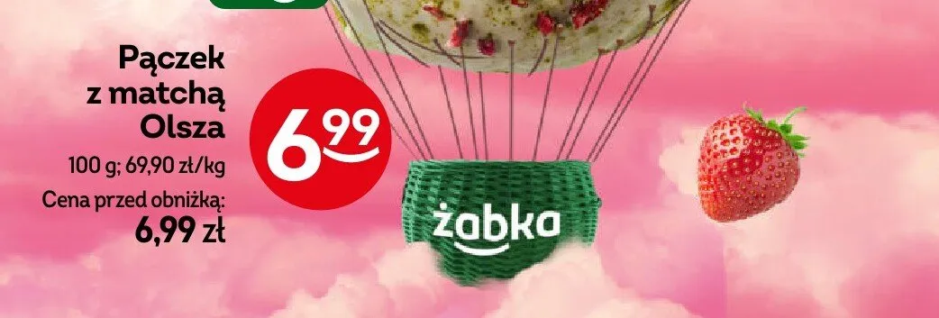 Pączek z matchą Olsza promocja w Żabka