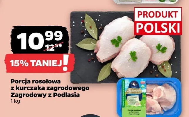 Porcja rosołowa z kurczaka zagrodowego promocja w Netto