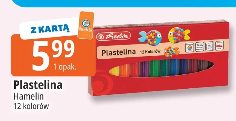 Plastelina Herlitz promocja w Leclerc