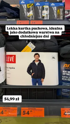 Kurtka puchowa męska Clevé promocja w Biedronka