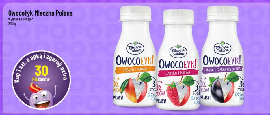 Owocołyk jabłko i mango promocja w POLOmarket
