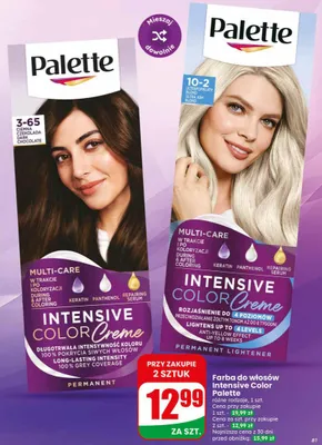 Farba do włosów Palette Intensive Color Creme 3-65 Ciemna Czekolada promocja w Dino