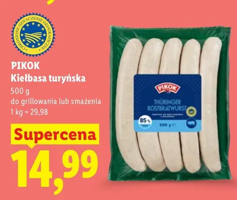 Kiełbasa turyńska promocja w Lidl