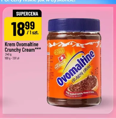 Krem Ovomaltine Crunchy Cream promocja w POLOmarket