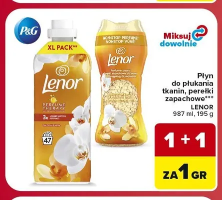 Perełki zapachowe Lenor promocja w Carrefour