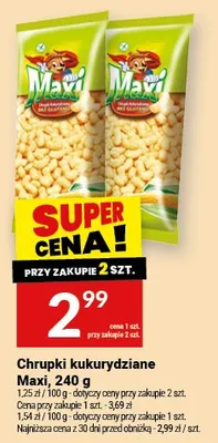 Chrupki kukurydziane Maxi promocja w Twój Market