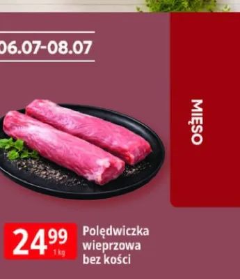 Polędwiczka wieprzowa bez kości promocja w Leclerc