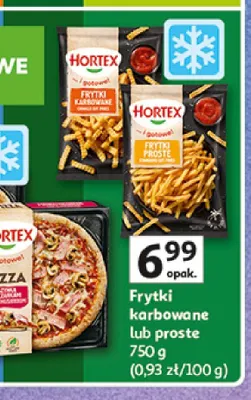 Frytki proste Hortex promocja w Auchan