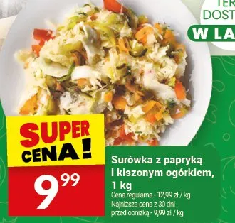 Surówka z papryką i kiszonym ogórkiem promocja w Twój Market