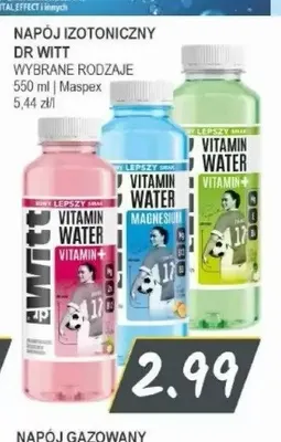 Napój izotoniczny Dr Witt Vitamin Water Vitamin+ promocja w Słoneczko