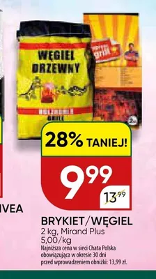 Brykiet Mirand Plus promocja w Chata Polska