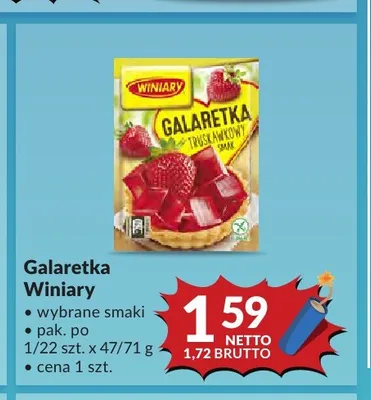 Galaretka Winiary truskawkowa promocja w Makro