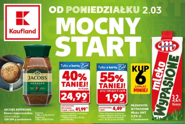 Kawa rozpuszczalna różne rodzaje promocja w Kaufland