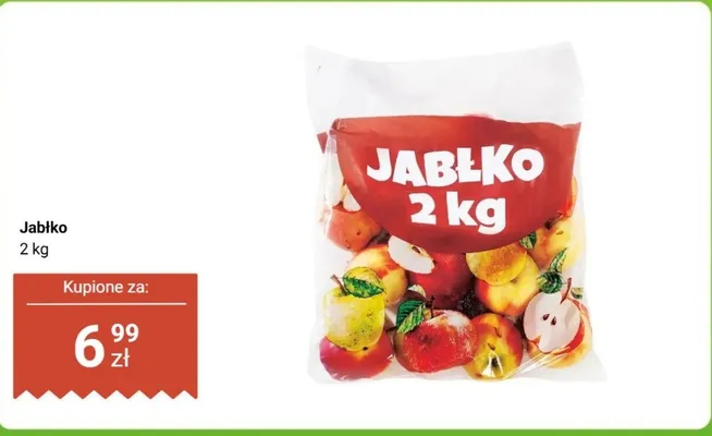 Jabłko 2kg promocja w Dino