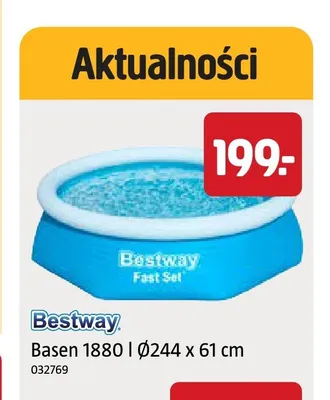 Basen rozporowy Bestway Fast Set 1880 l promocja w Jula