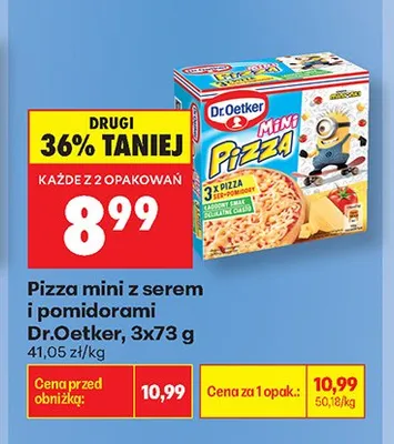 Pizza mini z serem i pomidorami Dr. Oetker promocja w Biedronka