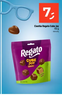 Ciastka Regato Cube Joy promocja w Dealz