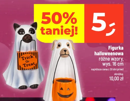 Figurka halloweenowa promocja w Dealz