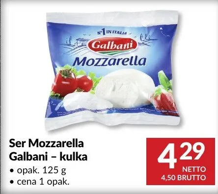 Ser Mozzarella Galbani - kulka promocja w Makro