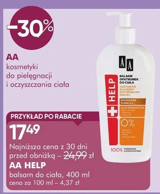 Balsam do ciała promocja w Super-Pharm