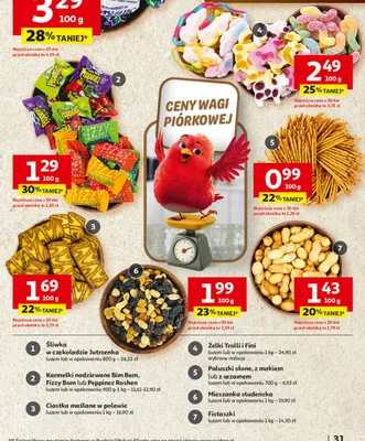 Mieszanka studencka luzem lub w opakowaniu promocja w Auchan